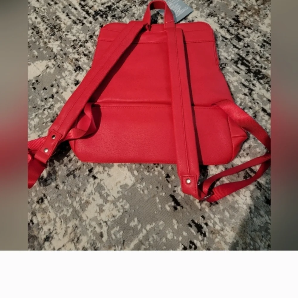 Red Backpack with Mickey Mouse - Picture 2 of 3